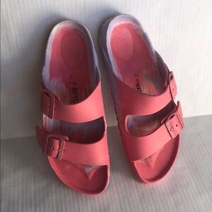 BIRKENSTOCK Arizona EVA Slide Sandal Women’s 8-8.5 Watermelon Pink